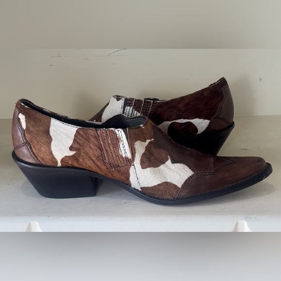 Matisse Women’s Calf Hair Cow Hide Leather Booties Size 8.5 - Picture 6 of 9